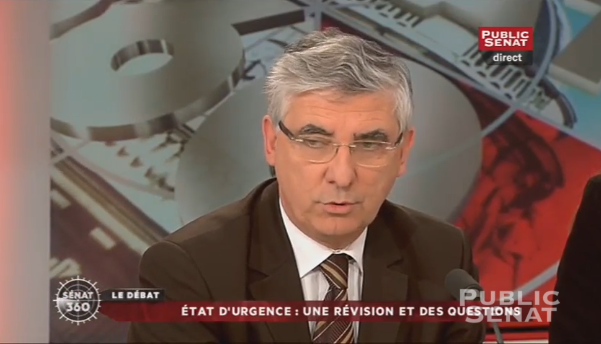 publicsenat's tweet photo. #Senat360 : @GGorce, @jean_bizet, V. #Codaccioni  s'expriment sur le plateau de @DelphGirard. #etatdurgence https://t.co/X1B1kohs0L
