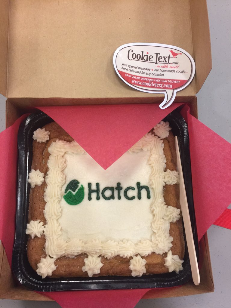 StartWithHatch's tweet photo. Yay! @cookietextllc has brought us breakfast! #cookietext #hustlecity https://t.co/iMd9VorvU9
