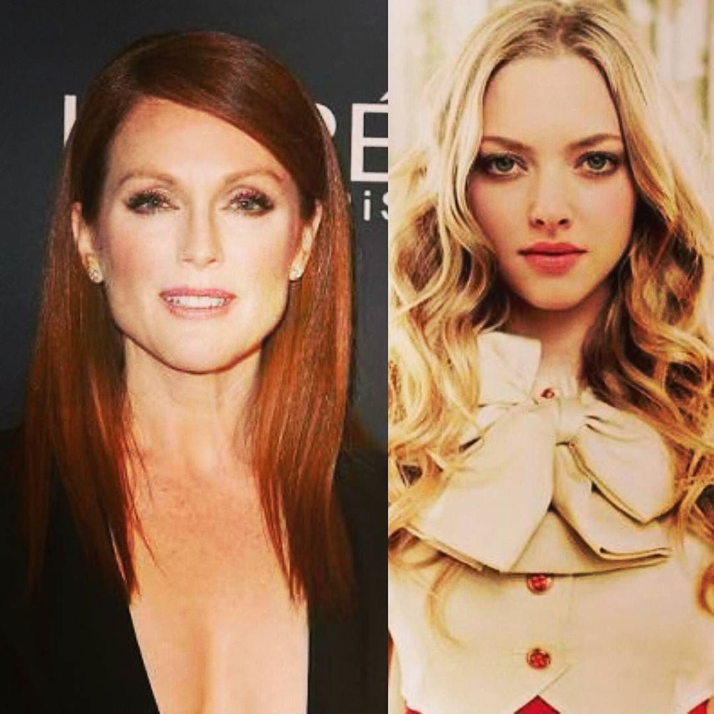 Happy birthday to amazing actresses Amanda Seyfried and Julianne Moore.  