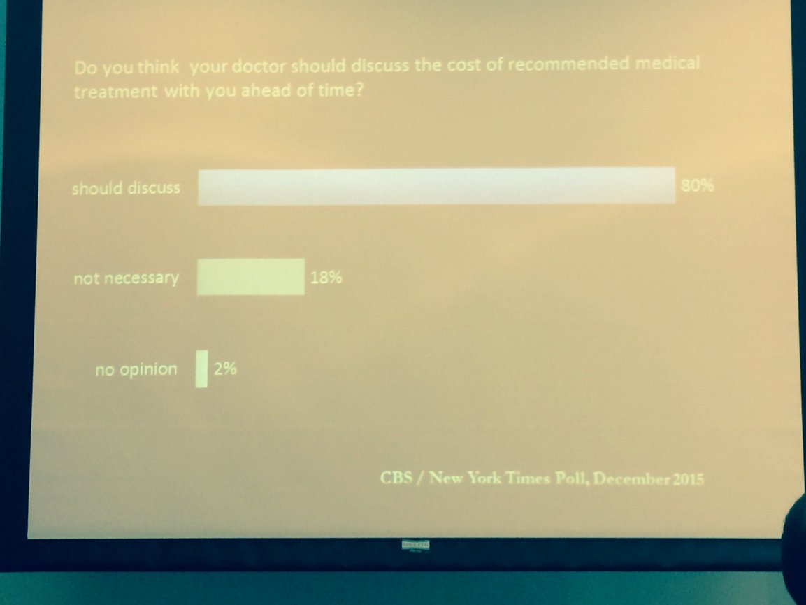 chcosts's tweet photo. Q. Should we talk  about the money? A. Yes #costsofcare https://t.co/CfpEQaTxQ1