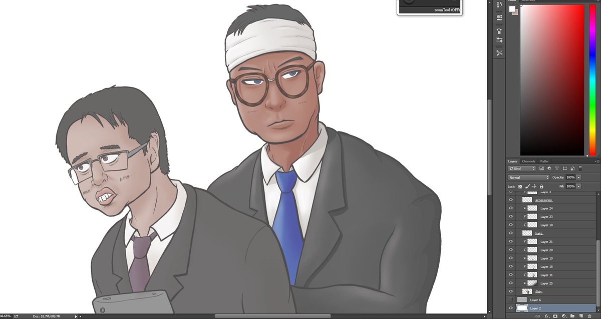 The progress is slow...