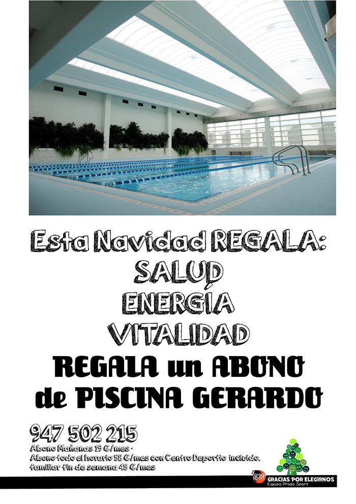 PradoSport's tweet photo. Regalos Navidad #pradosport.Una piscina diferente...Conoce Piscina Gerardo...Calle de nado exclusiva o Abono mensual https://t.co/zoYjb1A6M1
