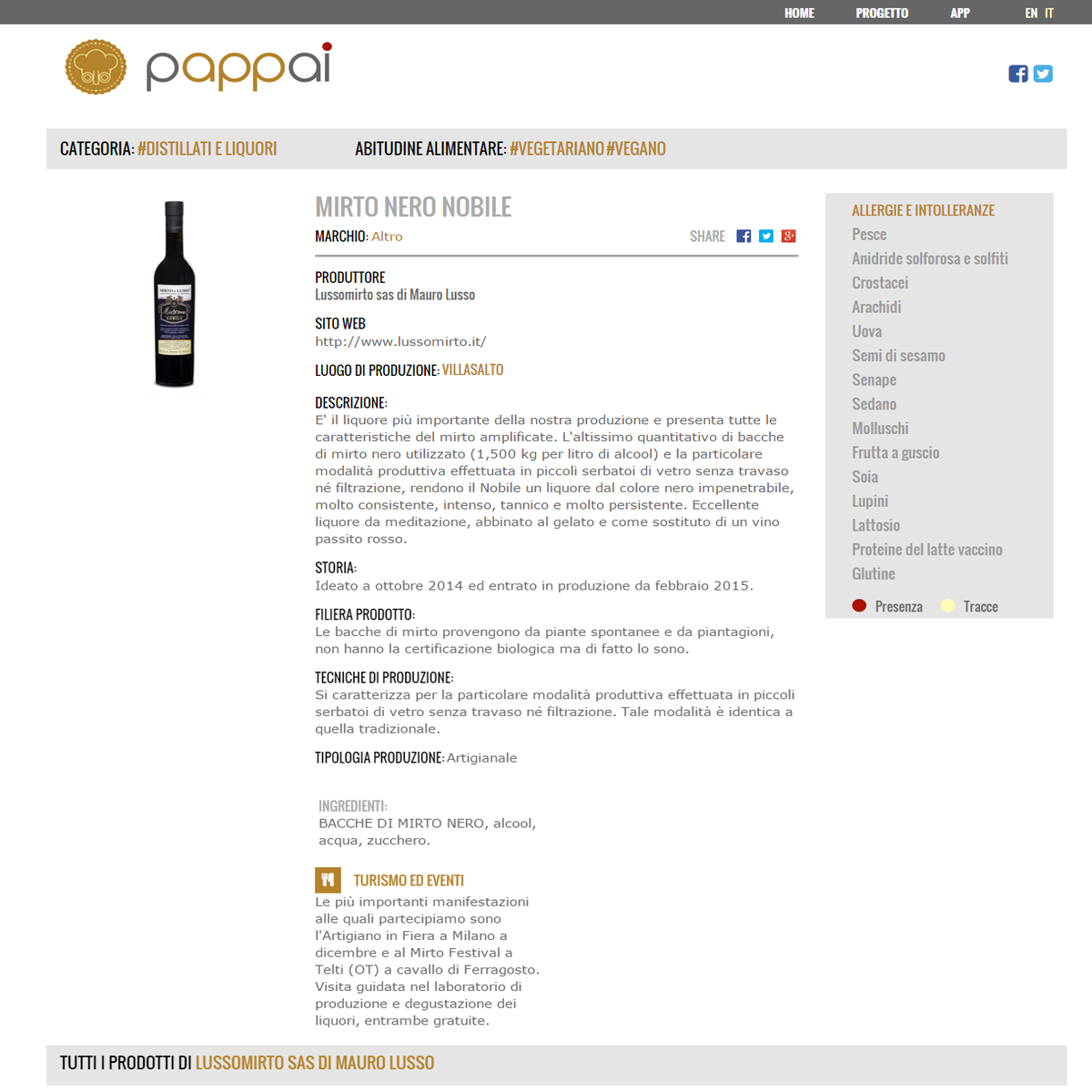pappaiapp's tweet photo. Assapora il gusto della #tradizione con i #liquori di Mirto di Lusso. Scoprili su #Pappai https://t.co/rgnMD0ymqb https://t.co/esr5kFU1OY