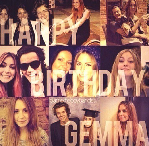 Happy Birthday, Gemma Styles :  One Direction 