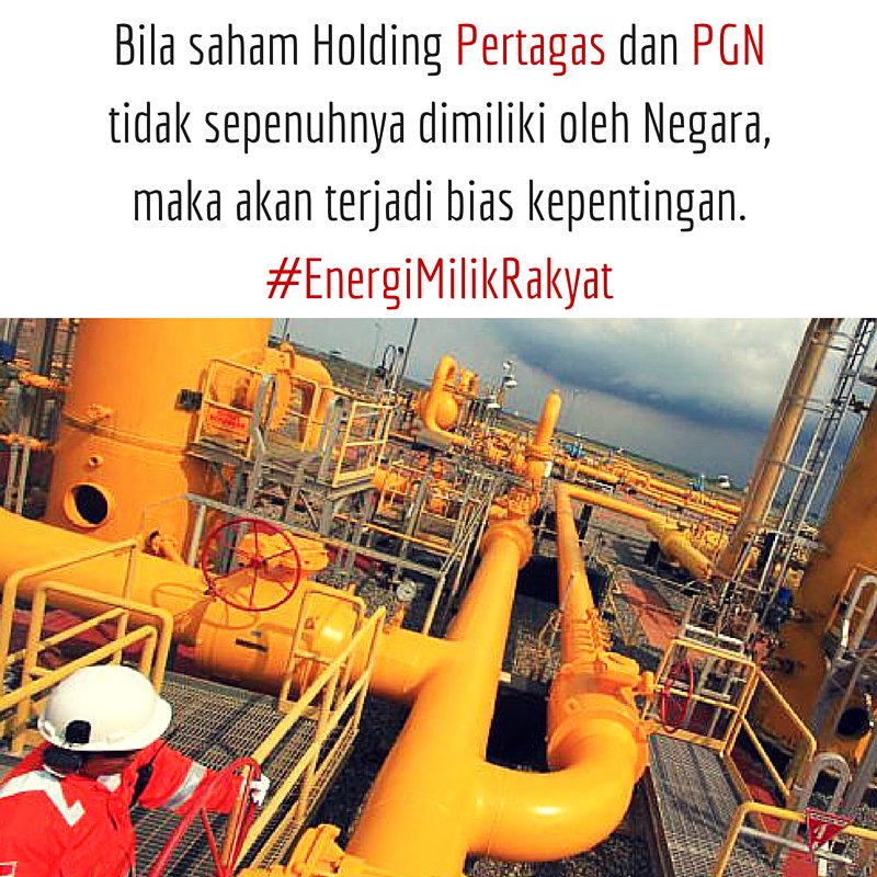 Di negara-negara yang kaya produksi gas, kendali produksi dan distribusi dikuasai negara. #EnergiMilikRakyat