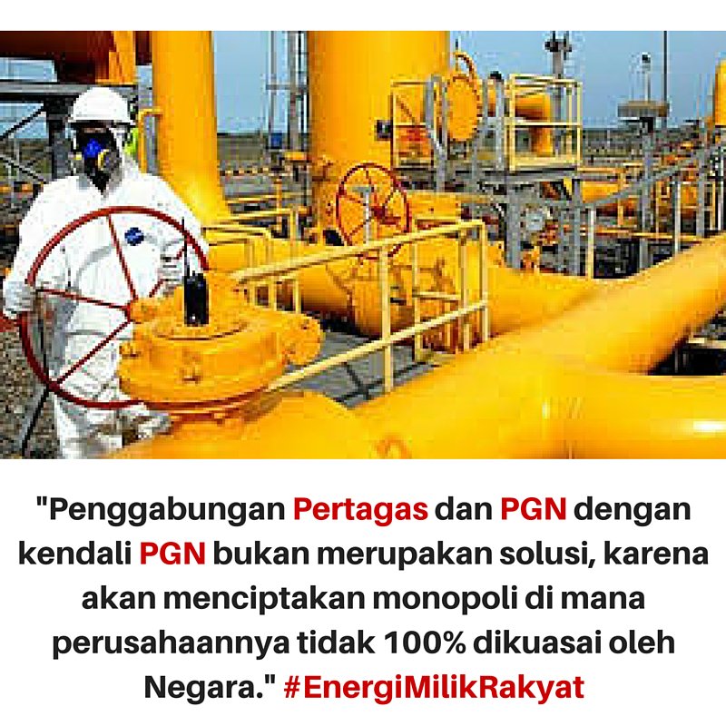 Nilai investasi infrastruktur pertamina lebih besar 3x lipat daripada PGN. #EnergiMilikRakyat