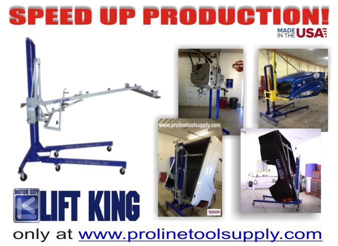 Prolinetools's tweet image. The Motor City Lift King! Speed up your auto collision repair production! Increase your profits!