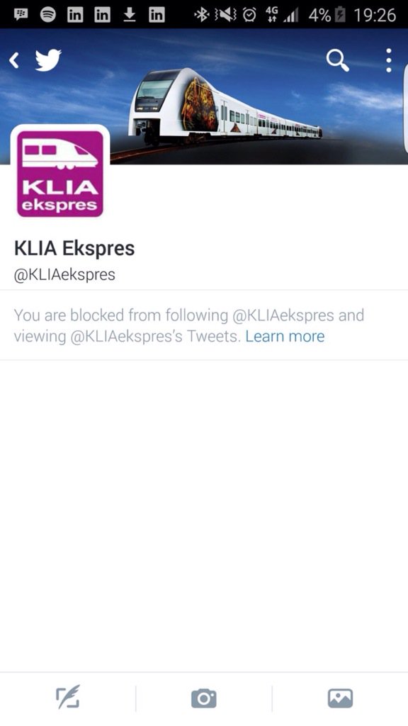BetaIsBetter_'s tweet photo. Terima aduan mengatakan @KLIAekspres 'block' pengguna twitter yang kritik mereka. Lawak apakah ini? 

#PersoalanBeta https://t.co/i8YSN7sNTj