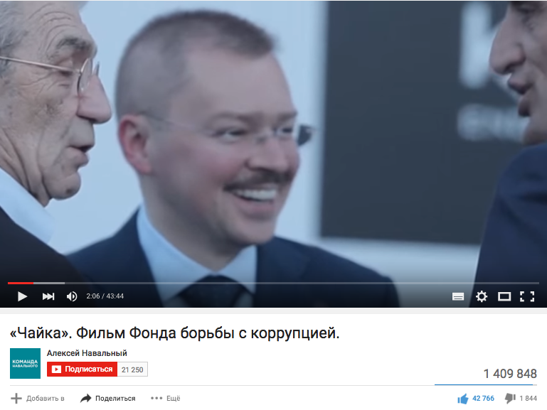 navalny's tweet photo. Самое популярное кино в России https://t.co/mE127pqE4b https://t.co/yuZDvLGNFA