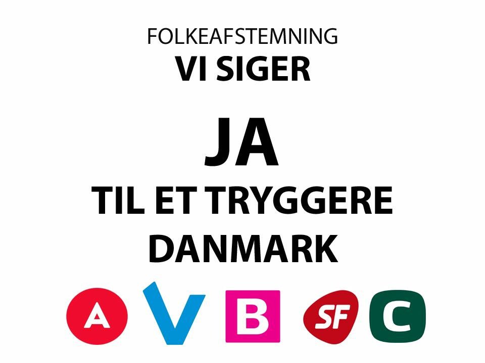 FrederikBang1's tweet photo. Ja til et tryggere Danmark #stemja #eu2015 #tv2news #DRvalg https://t.co/5QQYm3xnTb