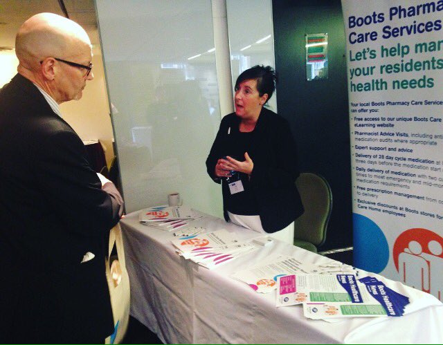 EventsDLB's tweet image. . @BootsUK chatting to attendees at yesterday's #dlbnltc conference
