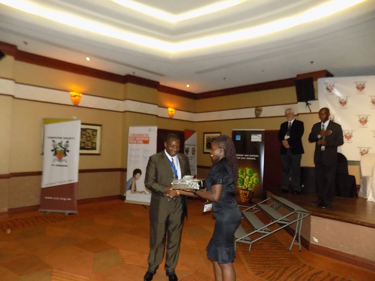 compsocietyzim's tweet photo. #CSZSS15 @SupaCollinsM @ZBCNewsonline CSZ Director Appreciating Hon. D. Minister for officiating Summer School 2015 https://t.co/TYdwPkrETW