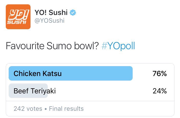 YOSushi's tweet photo. Discuss. #CHICKENforthewin #BattleoftheSumos #BeJoyFull https://t.co/8rFGZBgQ2o