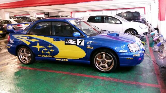 militarycarwash's tweet image. @UrbanCarSpa #waterless #wash by our #exservice personnel on this #rally edition #Subaru - @MallCamberley