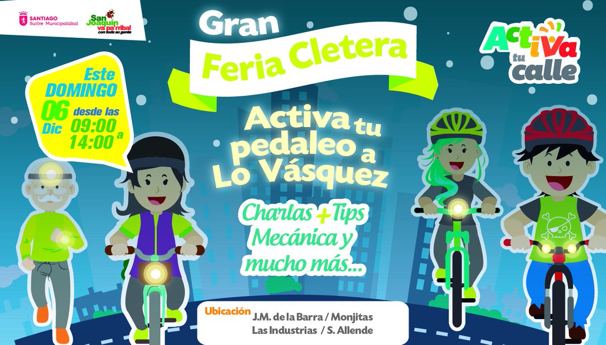 DEMIANBIKE's tweet photo. Todo lo que necesitas para Lo Vásquez
https://t.co/ZVYB0hzFMF
#ActivaTuDomingo en @activatucalle https://t.co/tpwvXyUYZe