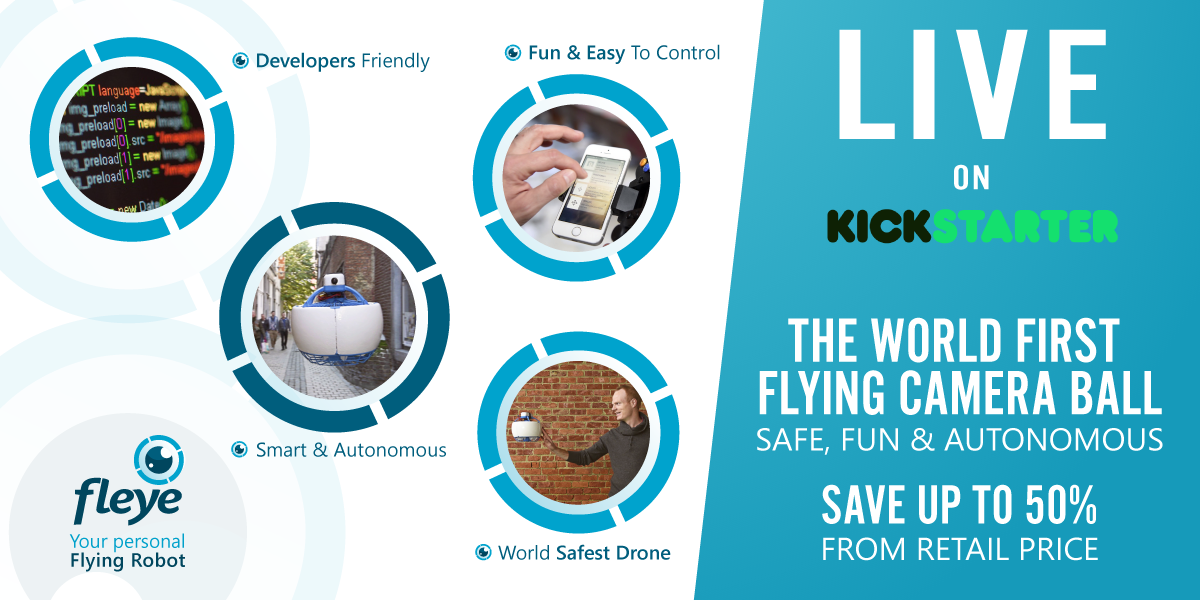 gofleye's tweet photo. 🚨 Fleye is LIVE on Kickstarter! 🚨 Get the world first flying camera ball! https://t.co/E5EaeizkWz #gofleye #drone https://t.co/eDRDEzdN2i