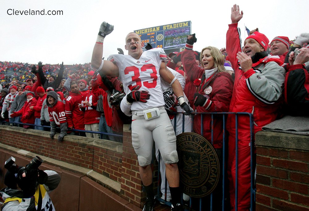 Bday boy James Laurinaitis celebrates 2007 win vs. TTUN
Lil Animal went 4-0 against Xichigan 
HAPPY BIRTHDAY! 