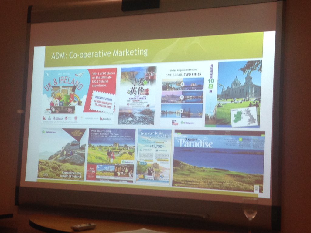 TourismIreland's tweet photo. We undertook 20 co-op campaigns this year in Australia and developing markets alone #TI2015 https://t.co/AlNkAGsDdT