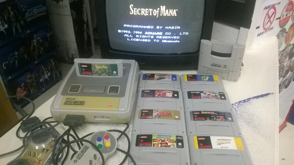 GAMESnMOREWigan's tweet photo. In Stock #Snes with various games, all work. #RetroGames #Wigan #WigansHiddenRetroShop #ChristmasPresent hurry.. https://t.co/gJo6ZF7g2f