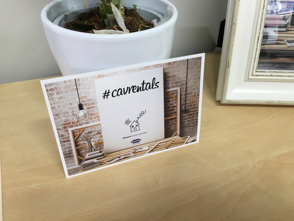 Our new 'welcome to your new home' postcards have arrived ☺️