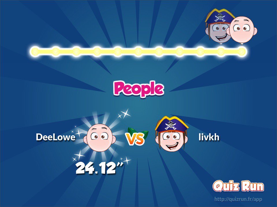 LittleDee1990's tweet photo. I defeated Liv Kari Herstad in Quiz Run. My username is DeeLowe https://t.co/wDWiIiic8B https://t.co/cny71ApNWD