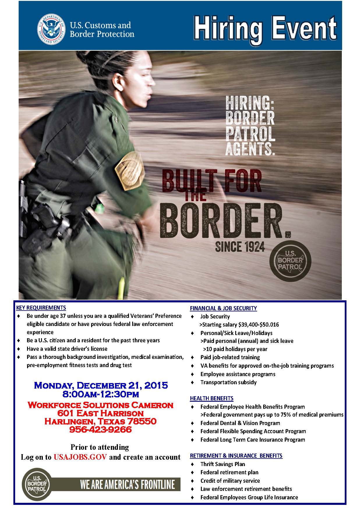 wfscameron-on-twitter-12-21-15-border-patrol-will-be-recruiting-at-the-harlingen-wfs-customs-security-guards-cbp-officers-https-t-co-hgbq5xznbf-twitter