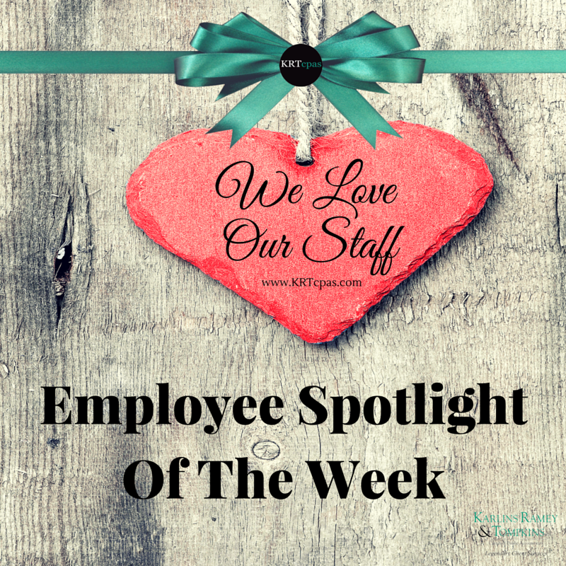 KRTcpas's tweet photo. Stay tuned to who we showcase for the "Employee Spotlight of the Week" coming soon! https://t.co/J50of0KU8I