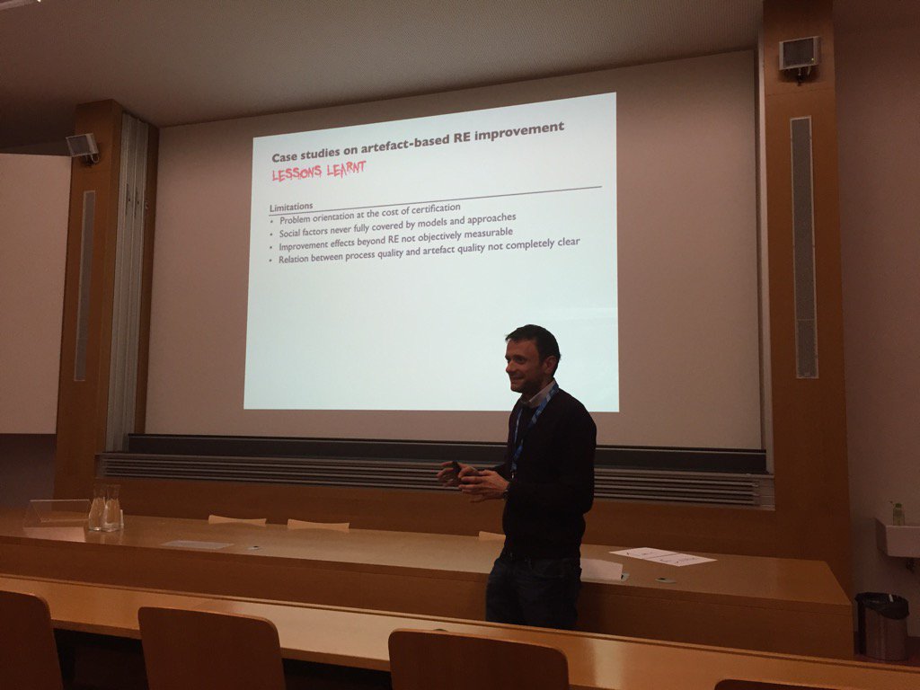 a_jedl's tweet photo. #profes2015 @mendezfe. Lessons learned regarding the research method shall become obligatory for any presentation. https://t.co/z3P1SxTVHj