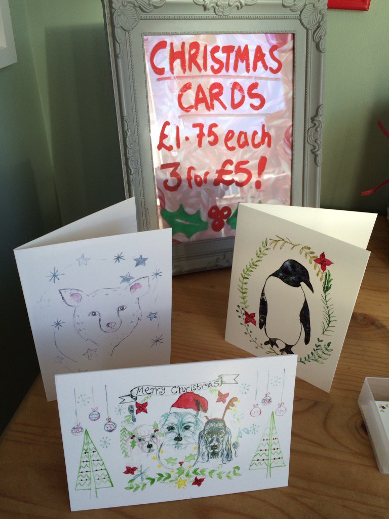 barkandcall's tweet photo. Cards designed by @tertia_douglas are for sale in the #salon. #dog #design is the same as our window! #doggrooming https://t.co/BIqOp8ZUdf