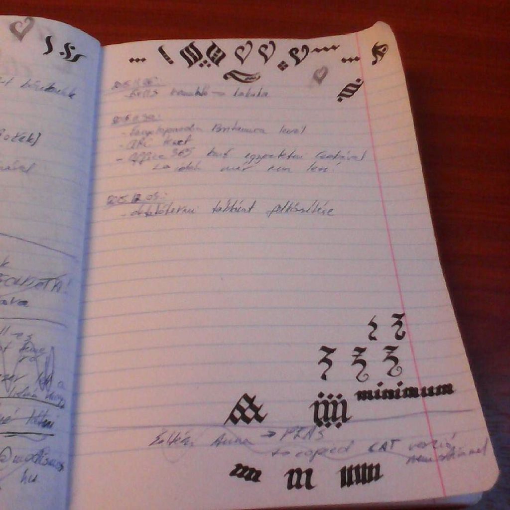ZsaMoTweet's tweet photo. At my workplace.... just some doodle in my notebook....
#doodle #leftyworld #calligrapher … https://t.co/Pev3saA22C https://t.co/bA1TCR2fkQ