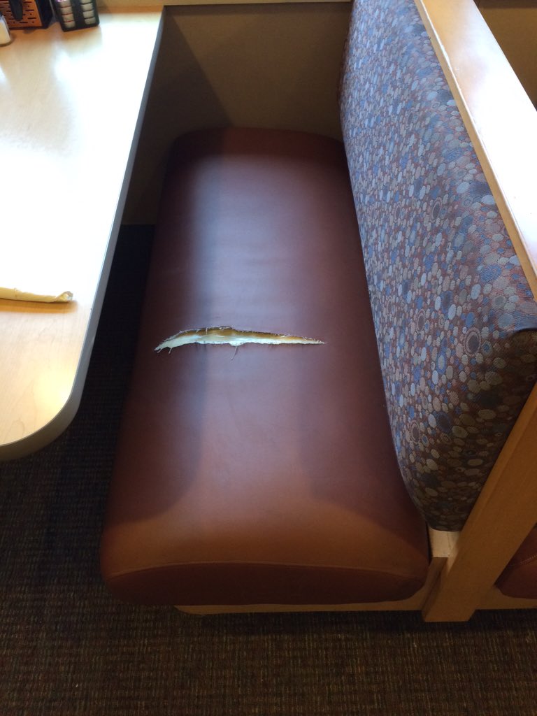 JRHarleyDude's tweet image. Just left IHOP West Homestead, PA, had to rehab a couple booths. #IHOP #boothwork