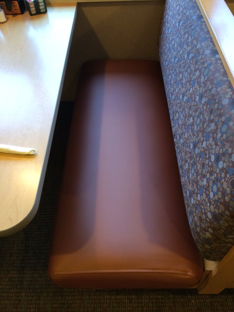 JRHarleyDude's tweet image. Just left IHOP West Homestead, PA, had to rehab a couple booths. #IHOP #boothwork