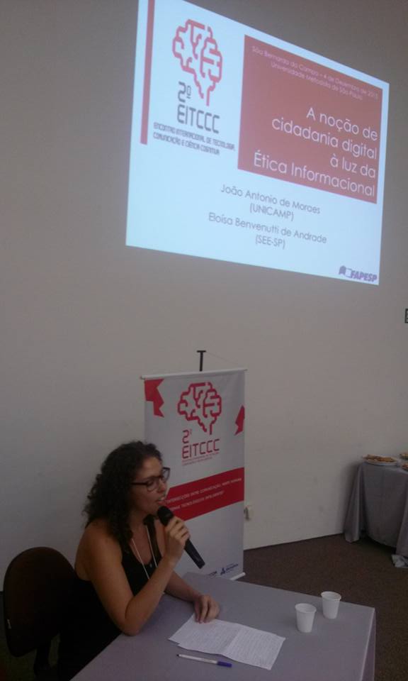 Tecccog's tweet photo. Eloísa Benvenutti &amp; João Mendes apresentam painel sobre A noção de cidadania digital à luz da ética informacional https://t.co/GpIAVLcIZq
