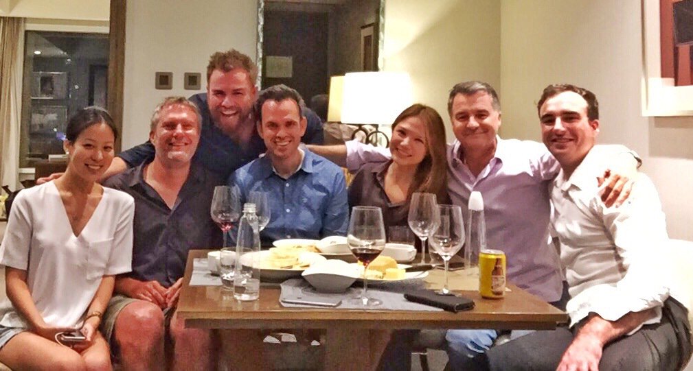 cheryltiu's tweet image. My 1st Christmas dinner! Wine &amp;amp; cheese last night w/ some very esteemed journalists fr television. #CNN #Primea