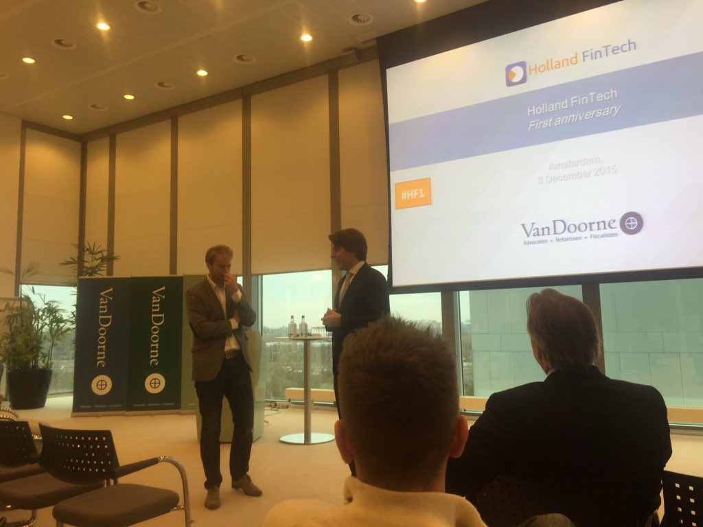 MonyqFin's tweet photo. Celebrating the first anniversary of @HollandFinTech Congrats to @donginsel and his team! https://t.co/bgh9I0Q0W7