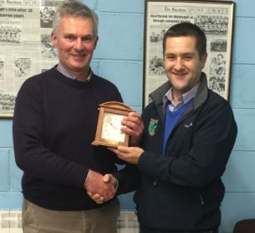 Nth Tipp CNG Committee at Capt's night 2015.
Also outgoing Chairman John Delaney &amp; Incoming Brendan Shanahan.