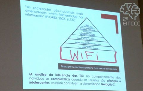 Tecccog's tweet photo. Hierarquia de necessidades contemporâneas de Maslow durante o segundo painel do dia no #2EITCCC https://t.co/vT5ntHZKV9