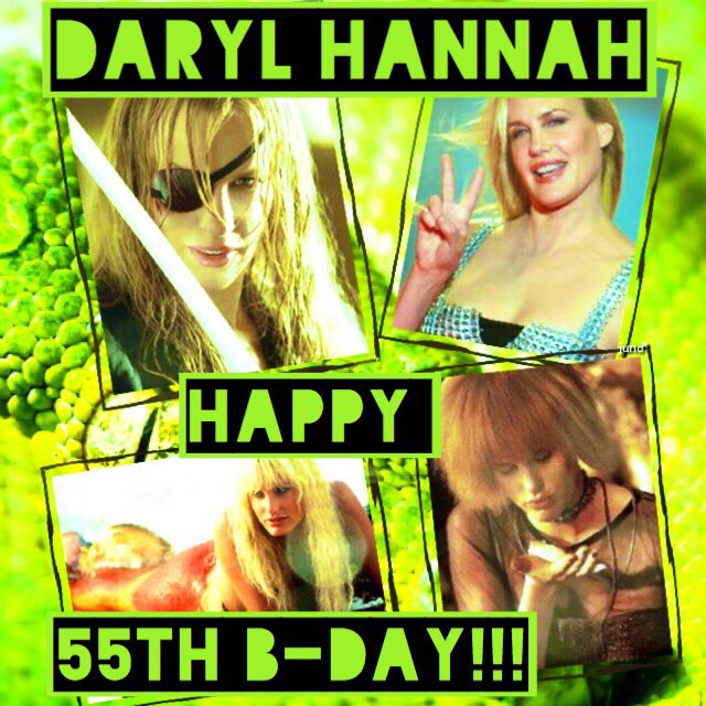 Daryl Hannah 

Happy 55th Birthday!!!

3 Dec 1960

American Film Actress 
