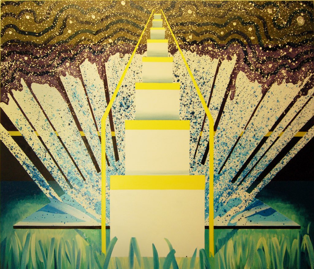 SamuelHanner's tweet image. Here's an updated photo for anyone who saw @paintbritain post The Plunge for painting of the day. Thanks!