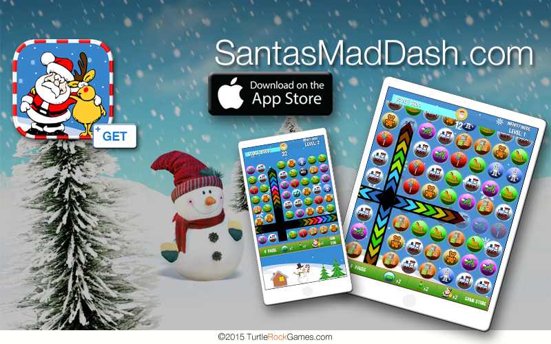 #Santa's Mad Dash more fun than a #ChristmasTree and #SnowMan combined!  #MerryChristmas bit.ly/SMD-Game