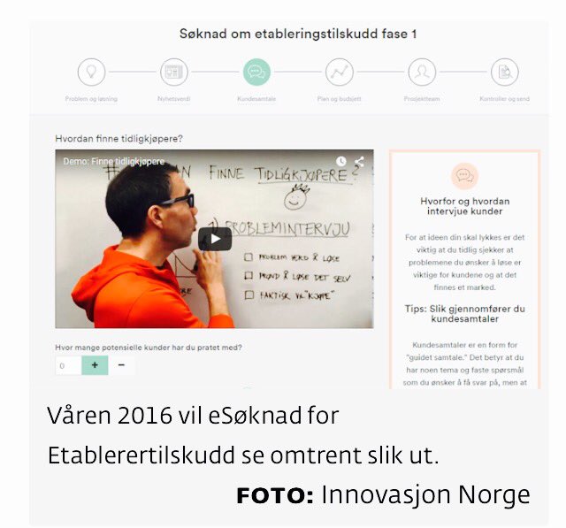 aetveit's tweet photo. Ny søknadsmal for Etablerertilskudd 1, 
test ut og mld tilbake til Innovasjon Norge :-)

https://t.co/mSZHcjRBYm https://t.co/UypOgDG274