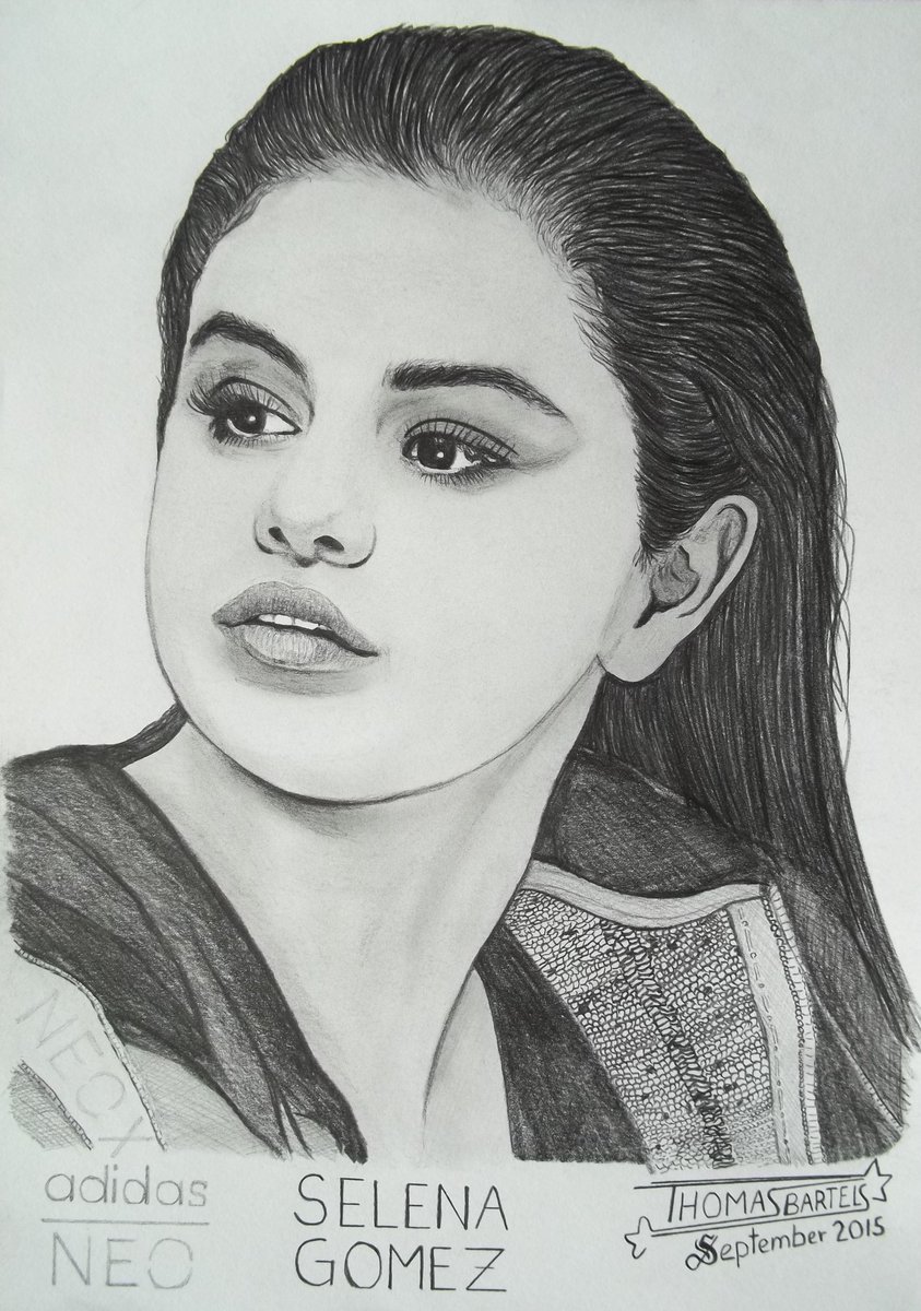 Featured image of post Drawings Of Selena Gomez The signature is just a watermark to protect my work online this piece is a print of a coloured pencil