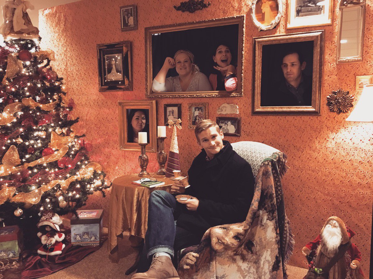 wheatonstudents's tweet image. Twas A Night Before Christmas&amp;amp; all thru the church. It's story time with Grandpa Garrett on this chilly winter's eve