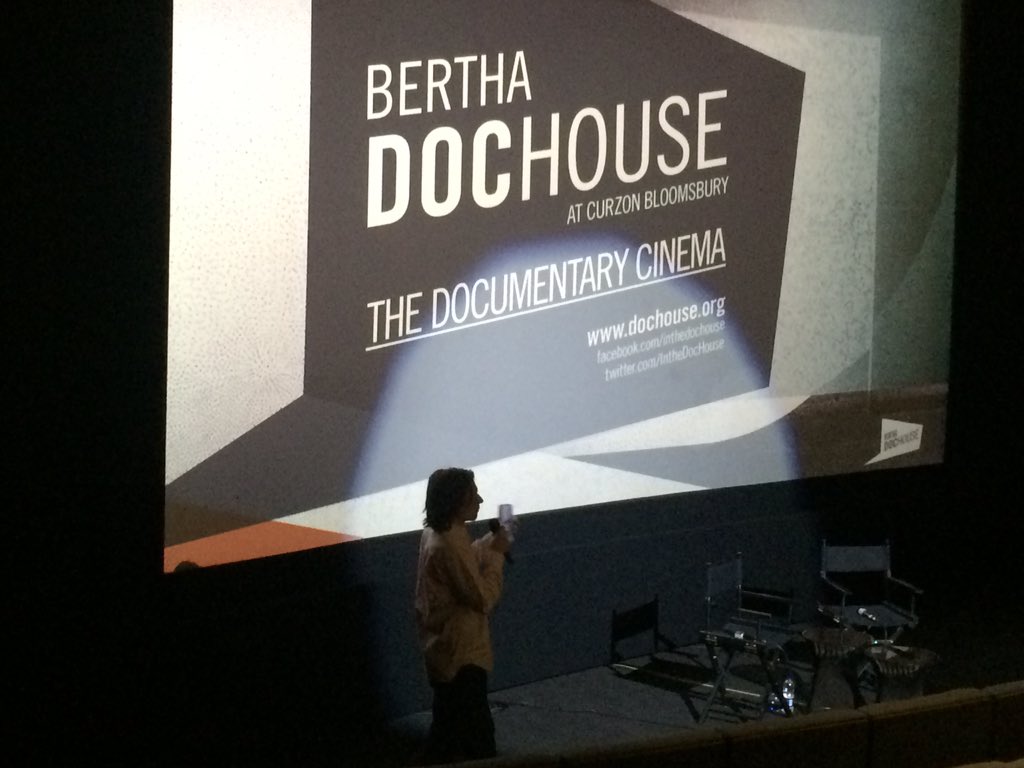 BerthaDocHouse's tweet photo. We are so thrilled to welcome the wonderful @jeremydeller to the DocHouse stage. Bring on the mayhem! #DocHost https://t.co/qrUDSeIbU1