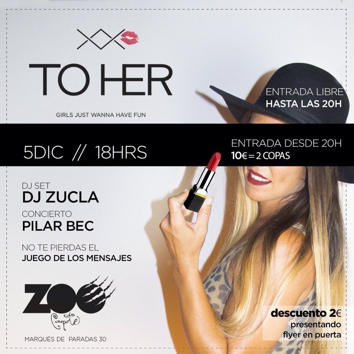 ACzucli's tweet image. ESTE SÁBADO 5 YA SABEIS QUE OS ESPERAMOS EN ZOO CAPOTE !!!
TE LO VAS A PERDEEERRRR?????