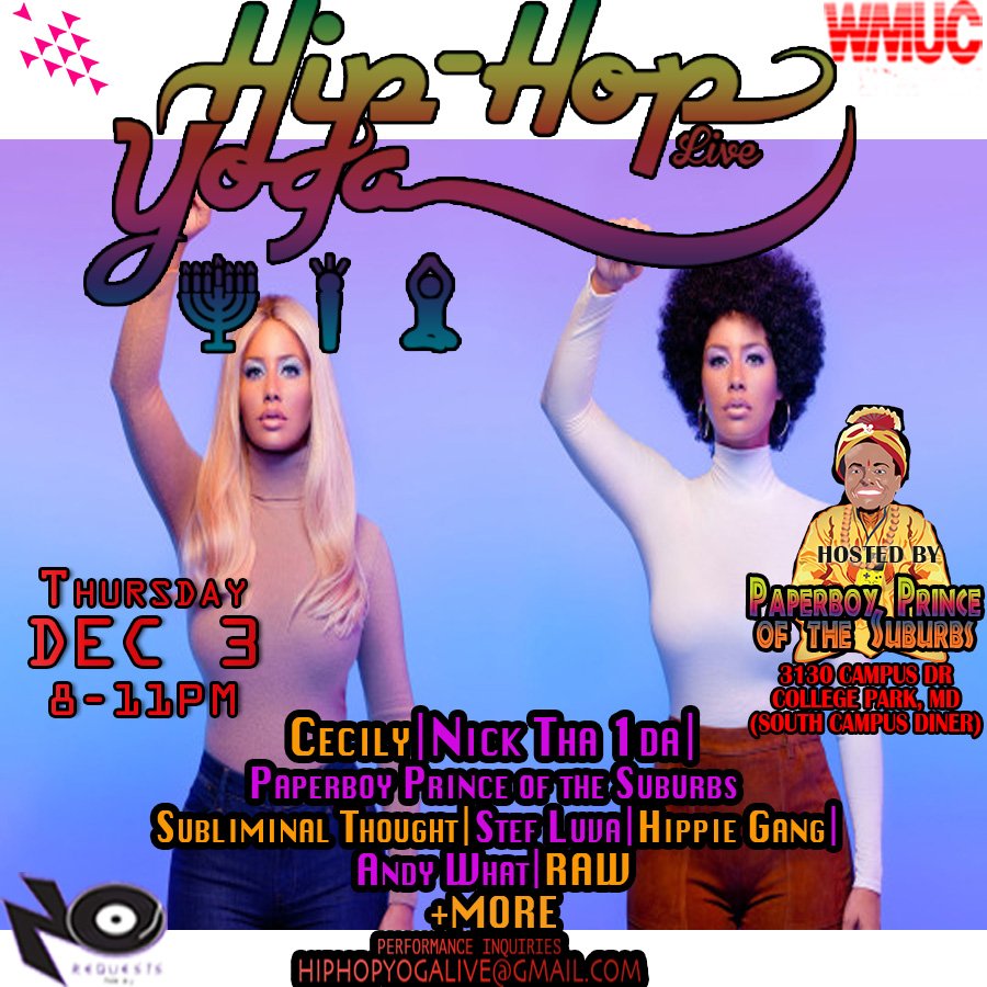 Hip Hop Yoga Live! Soul Showcase this thursday!