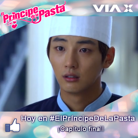 DoramasViaX's tweet photo. ¡Último capítulo de #ElPrincipeDeLaPasta! Ahora por #ViaX https://t.co/xsywr8FuaR
