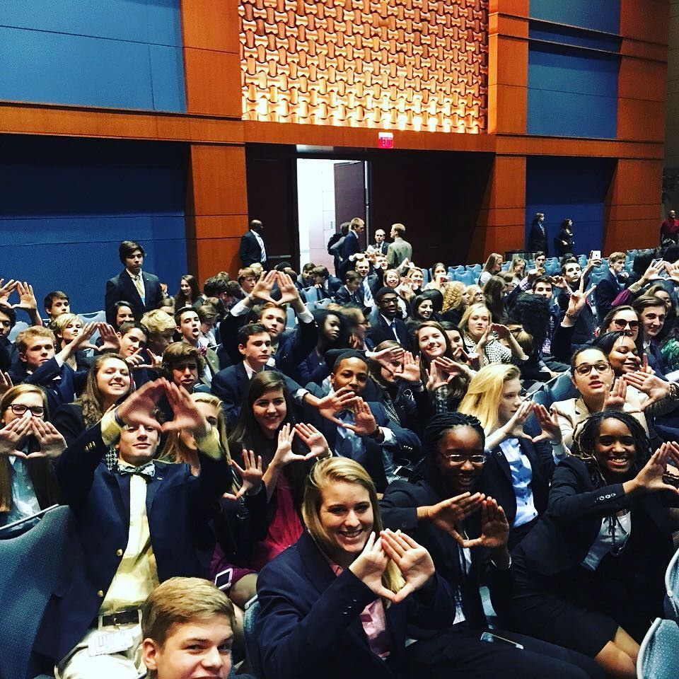 MIllbrookDeca's tweet photo. We are #ncdecafearless and ready for the awards ceremony to start #ncdecastory https://t.co/bTYrFb2Nl9 https://t.co/QMQZ3CpnYz