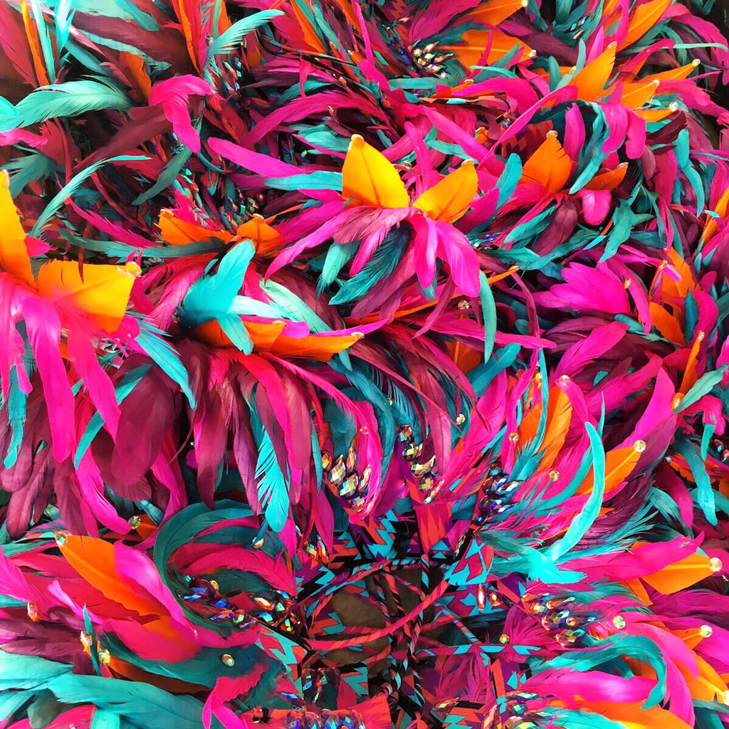CarnivalTRIBE's tweet photo. Current situation: Feather overload! #Xantico #TRIBECarnival #TheForbidden #C2K16 #cANYAval https://t.co/yDrmiSS5LV