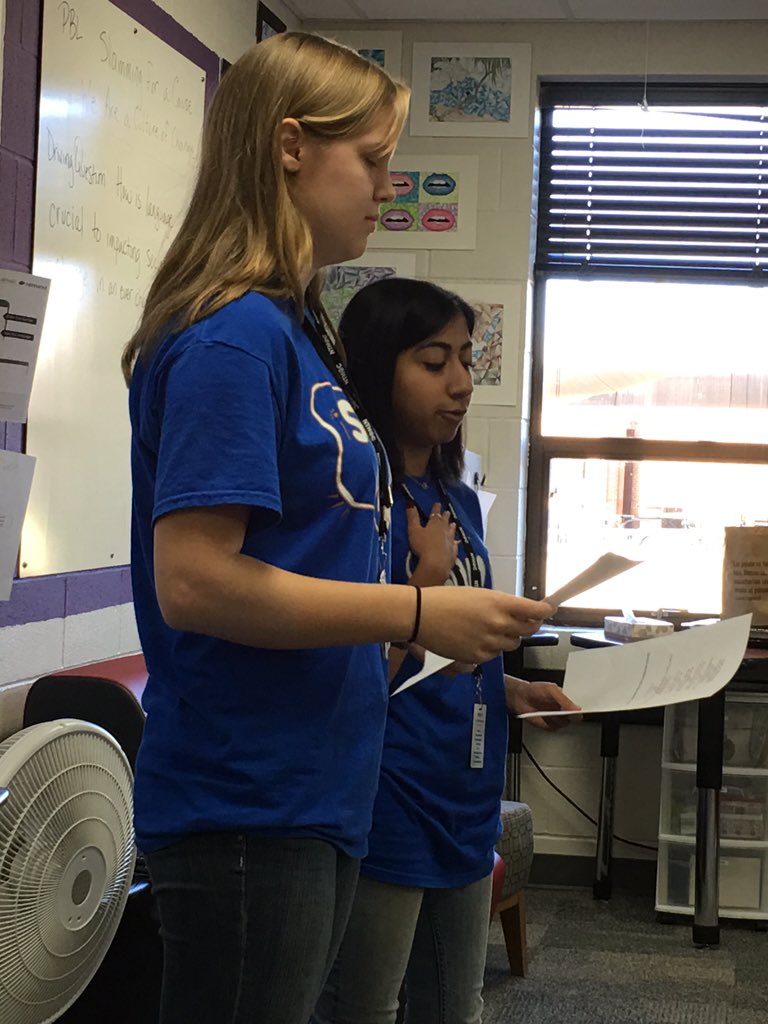 DanaeBoyd's tweet photo. It's so good we had to hear @Emily_NTHC &amp; @aIishahahmed again thanks 4 helping w/ slam #boydbence @NewTechCoppell https://t.co/2B3oqpNTgH